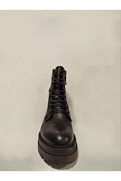 Castle Black Yldz-26254-1 Cizme de damă din piele naturală maro maro