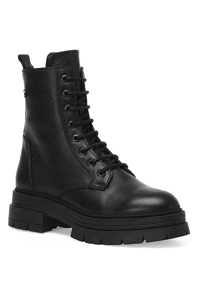 Castle Black Yldz-26254-1 Cizme de damă din piele naturală neagră