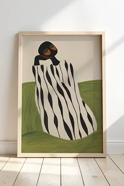 HİGUERA Εικονογραφικό κίτρινο και πράσινο χρώμα Λεπτομερές ζωγραφική με κορνί...