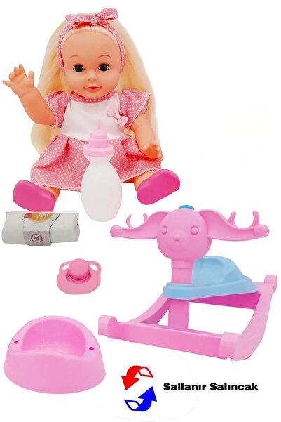 Global Toys Panda Salıncaklı Altını Islatan Konuşan Et Bebek