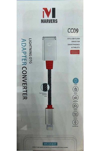 Marvers iPhone Lightning to USB-A Adapter