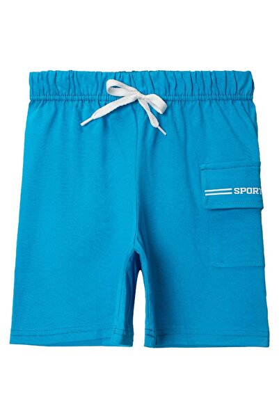 Babexi Combed Cargo Pocket Shorts Turquoise