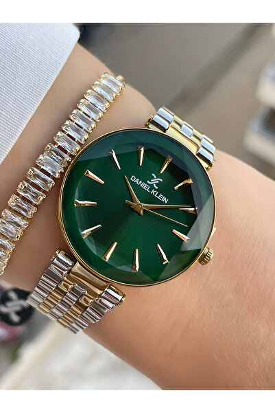 Daniel Klein Kristal Camlı Kadın Kol Saati Ve Bileklik