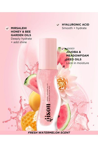gisou Honey Infused Lip Oil - Parlak Işıltılı ve Ballı Dudak Yağı