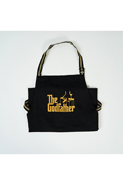 Roof Universe مريلة المطبخ من فيلم بابا – العراب |   طباعة مذهبة، جيوب، قابلة للتعديل، هدية