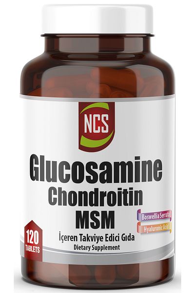 NCS Glucosamine Chondroitin Msm - 120 Tablets Boswellia Glucosamine