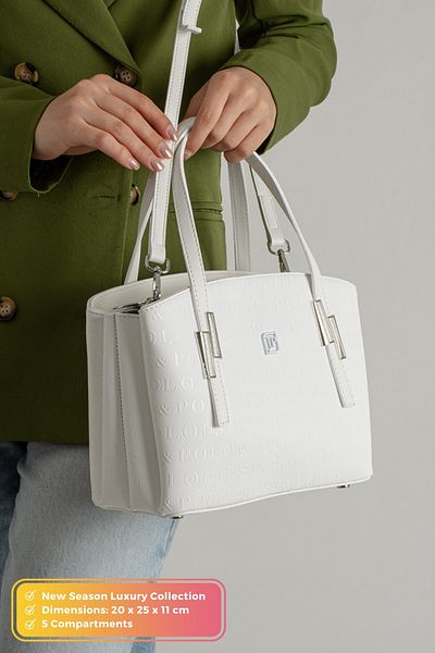Just Polo Original Women's New Season 5 Compartment Luxury Soft Leather Adjustable Cross Strap Stylish Shoulder Bag