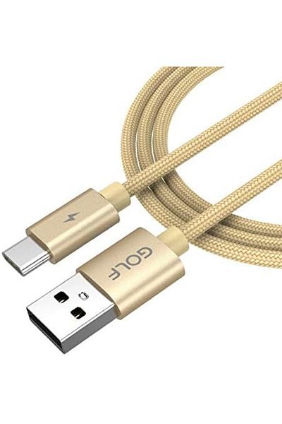 Golf GC-76T 5A Type-C/USB-C Alloy Fast Charging Cable, Length: 1m