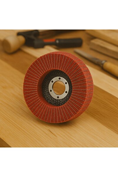 LEOX SKOÇ FLAP Kombine 115 mm Zımpara Diski – Metal, Pas ve Boya Temizliği İçin Taşlama Uyumlu Disk