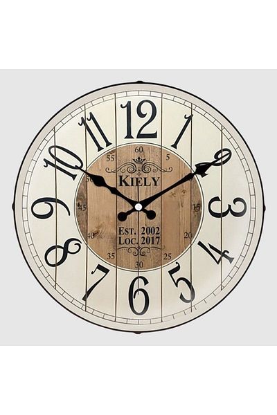 ATABY Galaxy Curved Wall Clocks 34cm