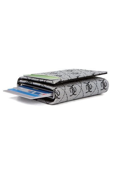 Newish Polo Women's Mechanized Card Holder and Wallet - Silver