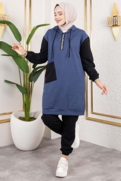 MG İkili Eşofman Takımı İNDİGO SİYAH