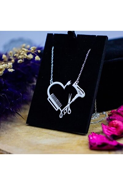 Lumora Jewelry 925 Ayar Gümüş İsimli Kuaför Kolye