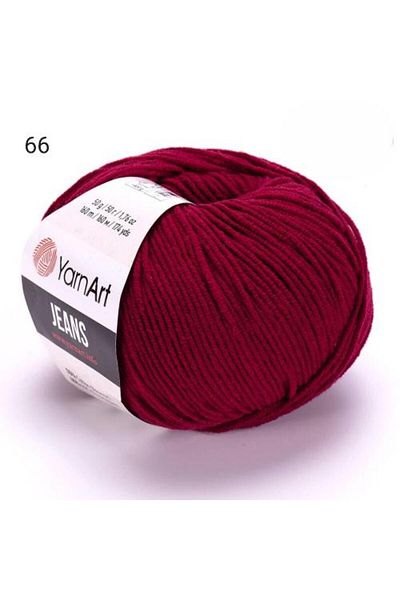 Yarnart YarnArt Jeans thread, color number 66, 1 spool