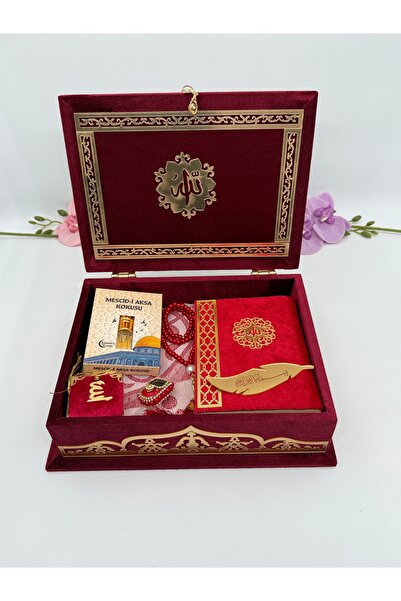 Uğurlu Hac Saray model sandık secade kuran seti