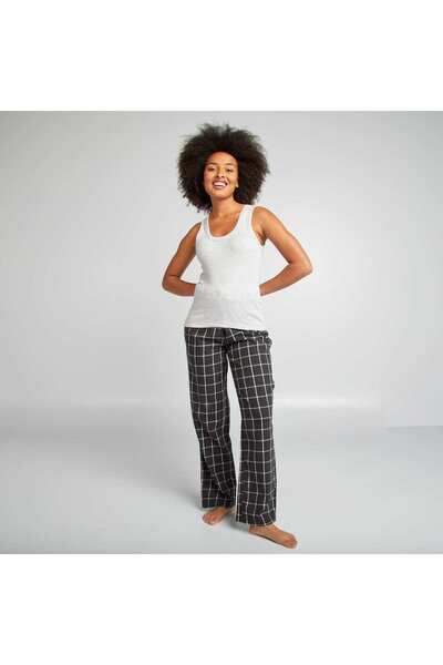 KIABI Ribbed pyjama vest top GREY