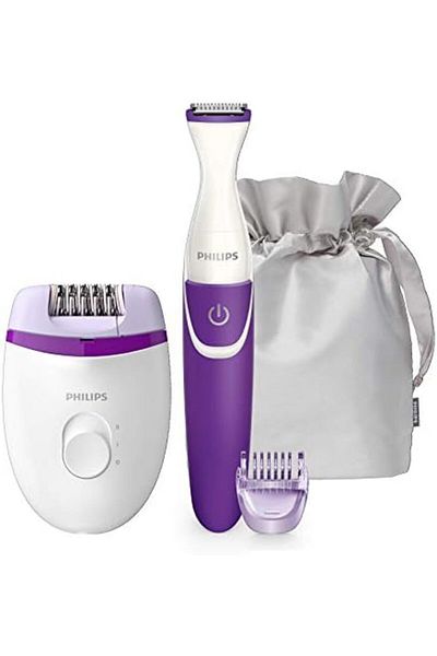 Philips Philips Satinelle Essential Corded Compact Epilator Incl. Bikini Trimmer, BRP505/00