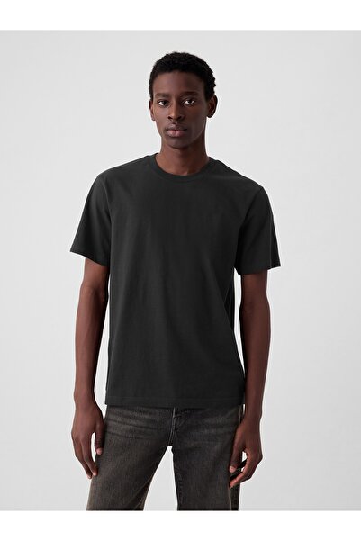 GAP Erkek Siyah Original T-Shirt