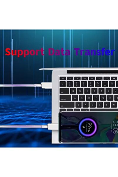 ERMER Nubia Red Magic 10 Pro+ İçin 120 Watt Type C Hızlı Şarj Aleti Yüksek Kalite 6A Kablo