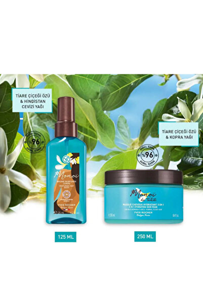 Yves Rocher Monoi Vücut Spreyi 125 ml & Saç Maske 250 ml Summer Set