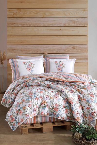 Clasy Ranforce 100% Cotton Sleeping Set Double Floor Mat
