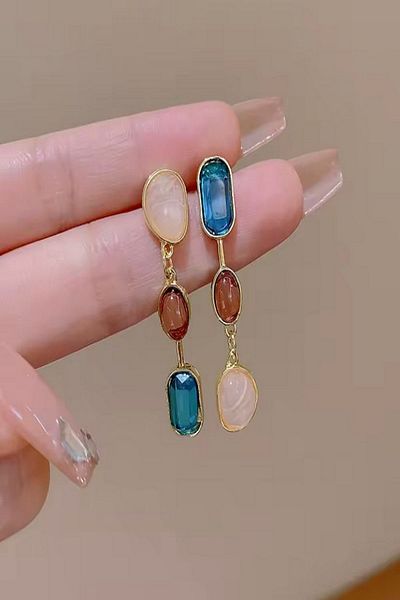 DEMOKAN Women's Earrings Imported Special Series Elements Earrings