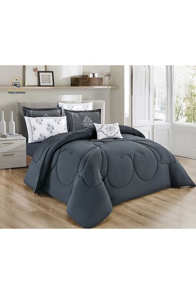 LIMITED Nova Microfiber Double Bedding Set – 7 Pieces