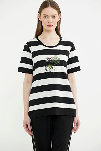 Sementa 76476 طقم بنطلون مخطط مريح