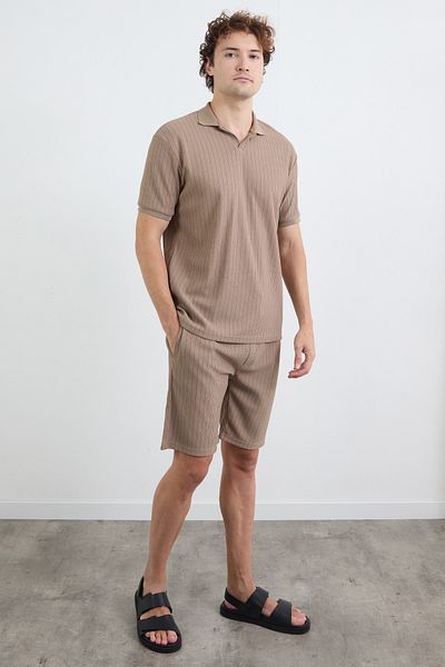 Fulla Moda Ριγέ ζακάρ σορτς