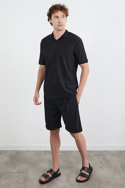 Fulla Moda Ριγέ ζακάρ σορτς