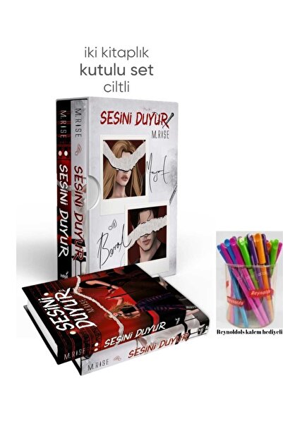 İndigo Kitap Sesini Duyur 1 Sesini Duyur 2 M. Rize 2 kitap Ciltli Kutulu Özel...