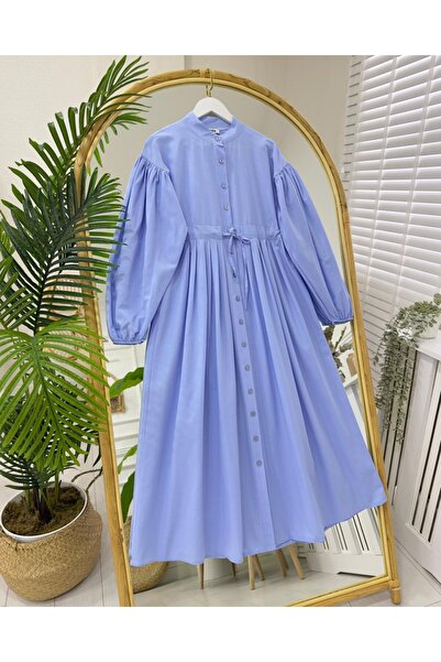 onix Prenses Elbise mavi