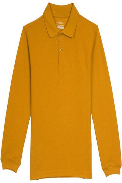 chulfa Long Sleeve School Uniform Sweet T-Shirt 2 Buttons Unisex