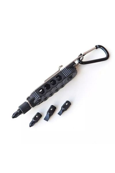 dalimag Multifunctional Screwdriver with LED and Carabiner, 10 cm, Dalimag