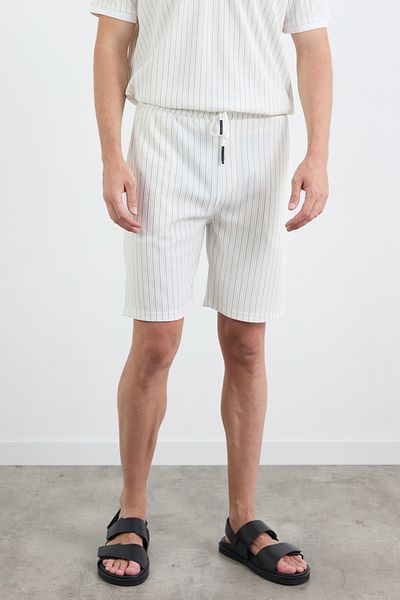 Fulla Moda Ριγέ ζακάρ σορτς