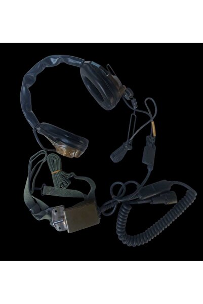 kho military design Astrocom H-227 Askeri Pilot/Tankçı Radyo İletişim Kulaklı...
