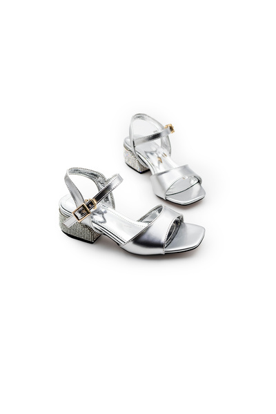 FootLux Girl Child Comfortable Heel Sandals