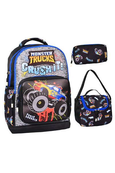 great bags Rucsac ortopedic pentru băieți, rezistent la apă, pentru școala primară, ghiozdan de lux cu suport pentru stilou