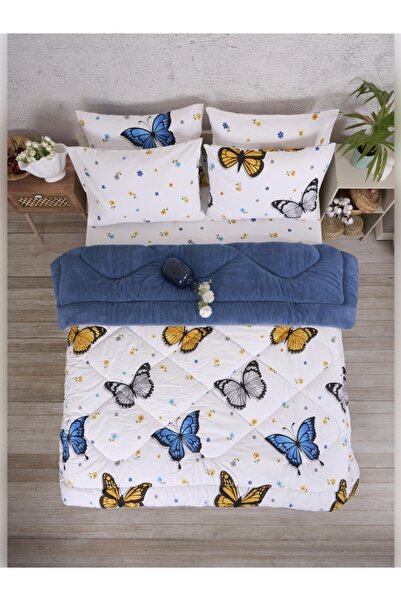 argehome Çift Kişilik Welsoft Uyku Seti Çift Taraflı Wellsoft Pofuduk Polar Y...