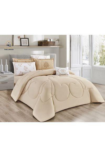 LIMITED Nova Microfiber Double Bedding Set – 7 Pieces