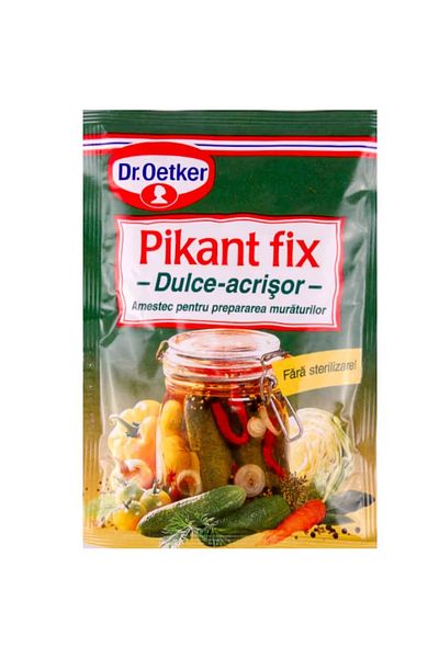 OEM Pikant Fix Sweet and Sour DR. OETKER, Ideal for Pickles, 10x 100 g, Preservative