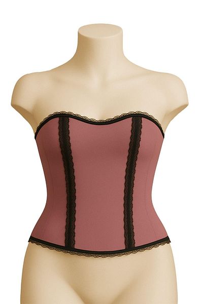 bazaar-turkey all you need Dried Rose Mi Emay 9155 F Frilly Sweaty Bustier