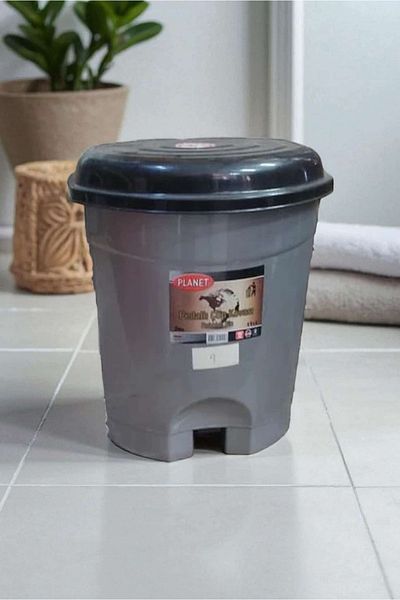 ÇEÇEN HOME Pedal Press Trash Can 4 No 26 Lt (Length: 35 cm Width: 33 cm)