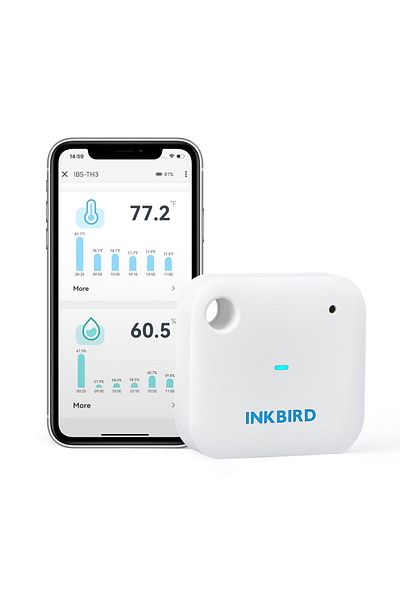 Inkbird WiFi Thermometer Hygrometer Monitor, Smart Temperature Humidity Sensor IBS-TH3