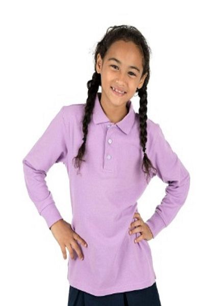 chulfa uniforma școlară cu mânecă lungă tricou dulce 2 nasturi unisex