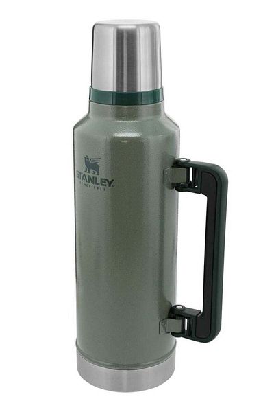 Stanley Classic Legendary Bottle 1.9L / 2.0QT Hammertone Green – BPA FREE Stainless Steel Thermos