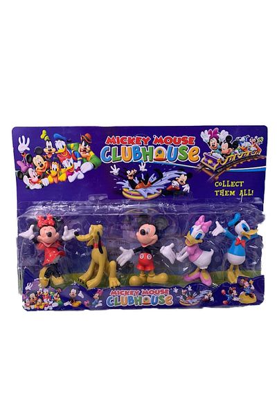 dalimag Set 5 dolls Mickey Mouse, Mickey Mouse Club, Plastic, Dalimag