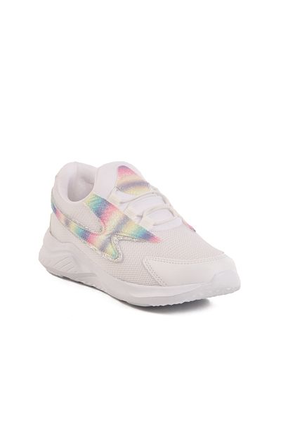 AYK'S White Mesh Children's Sports Shoes Aypa-Cool Archway F