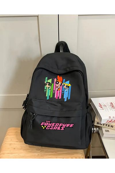 Touz Moda Powerpuff Girls Printed School, Dershane, Course Backpack