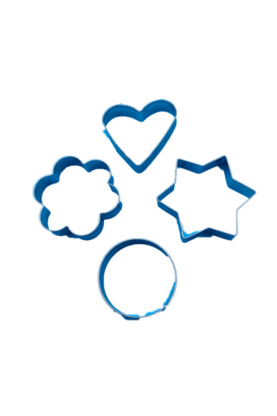 dalimag Forme Prajituri, 4 Modele Diferite, 7 cm, Argintiu,